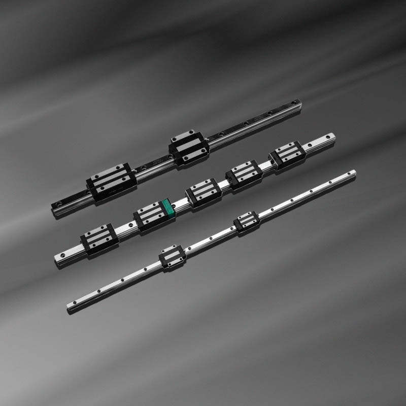How to inspect and repair damaged parts of a linear guideway after it has been subjected to an external impact?